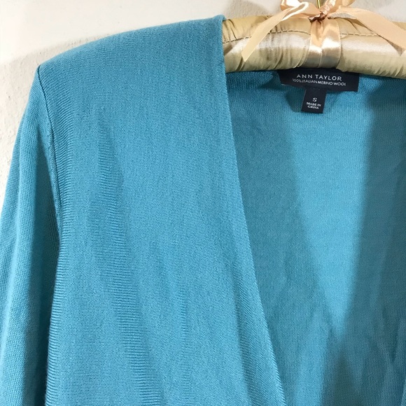 Ann Tay 100% Italian merino wool tie wrap cardigan - Picture 3 of 8